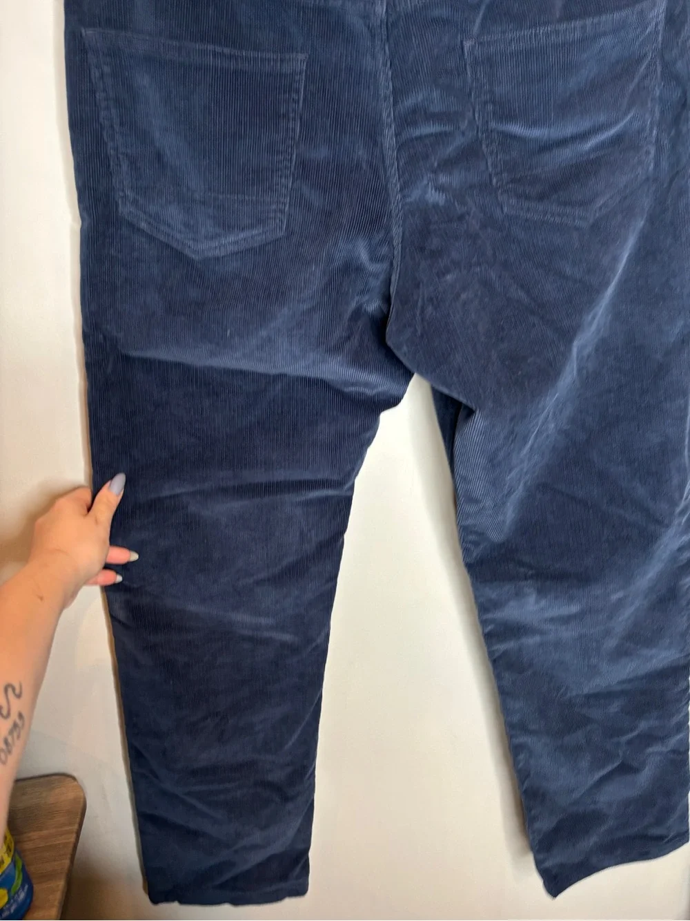 NWT Spoke Cord Fives The Autumn Original Trouser Size 33x30 Navy Cord